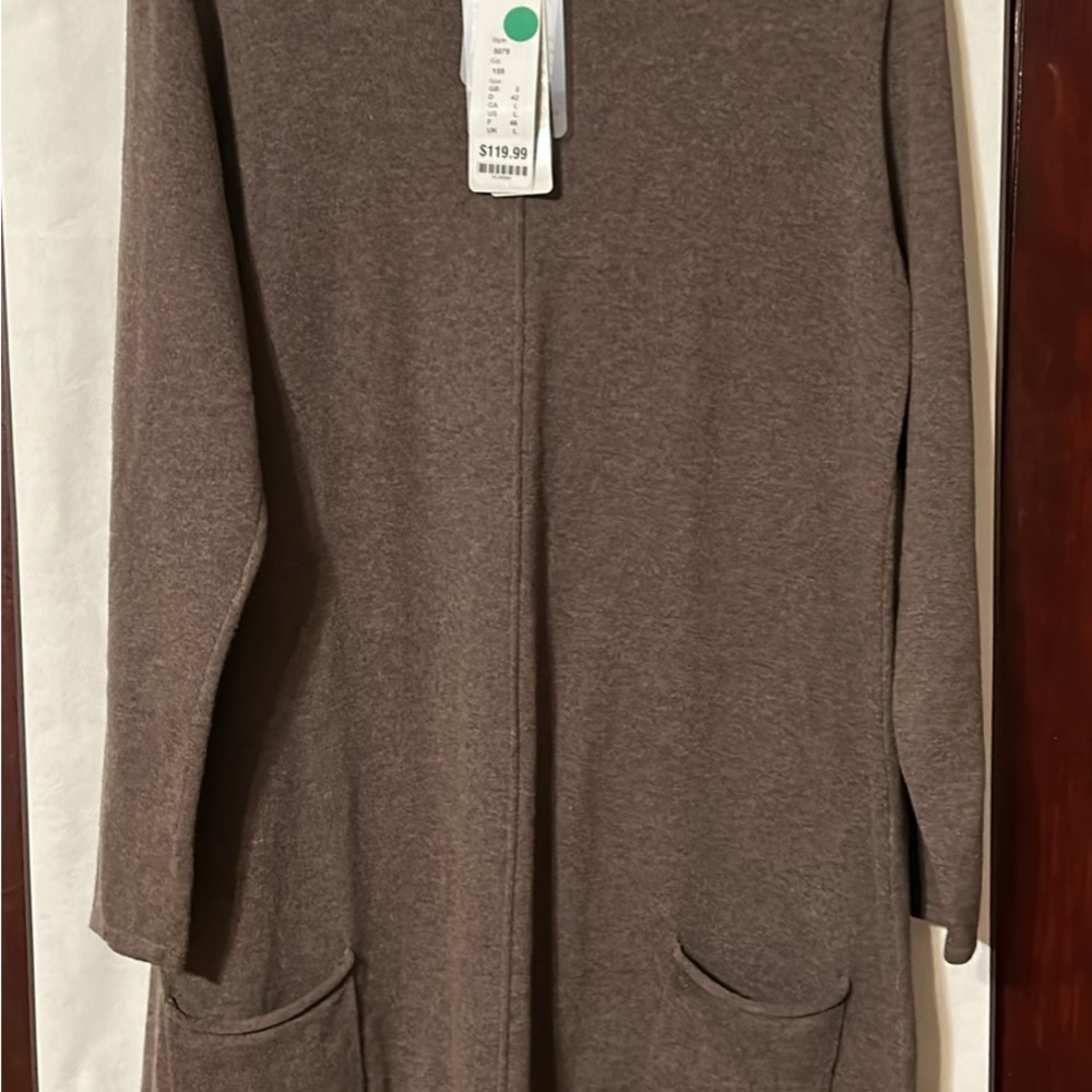 New with tag MARBLE Women's Brown 100% cotton Dress, large